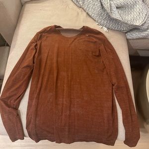 Lululemon Burgundy Long Sleeve Shirt
